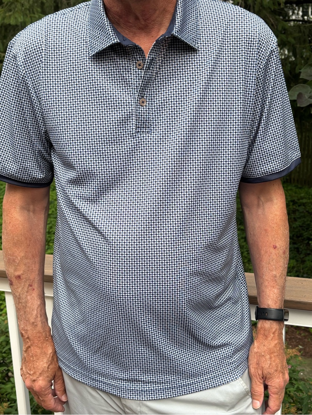 Swannies Golf Men’s Douglas Polo Navy Blue. Size M